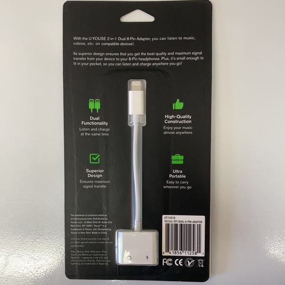 ⚜️Youse 2 in 1 Lightning Adapter for IPhone! - Picture 3 of 3